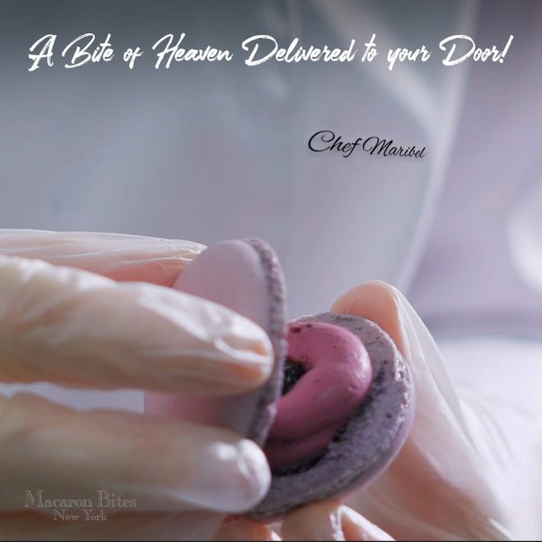 Birthday Cake Macarons – Box of 24 French Macaron Cookies - Image 5